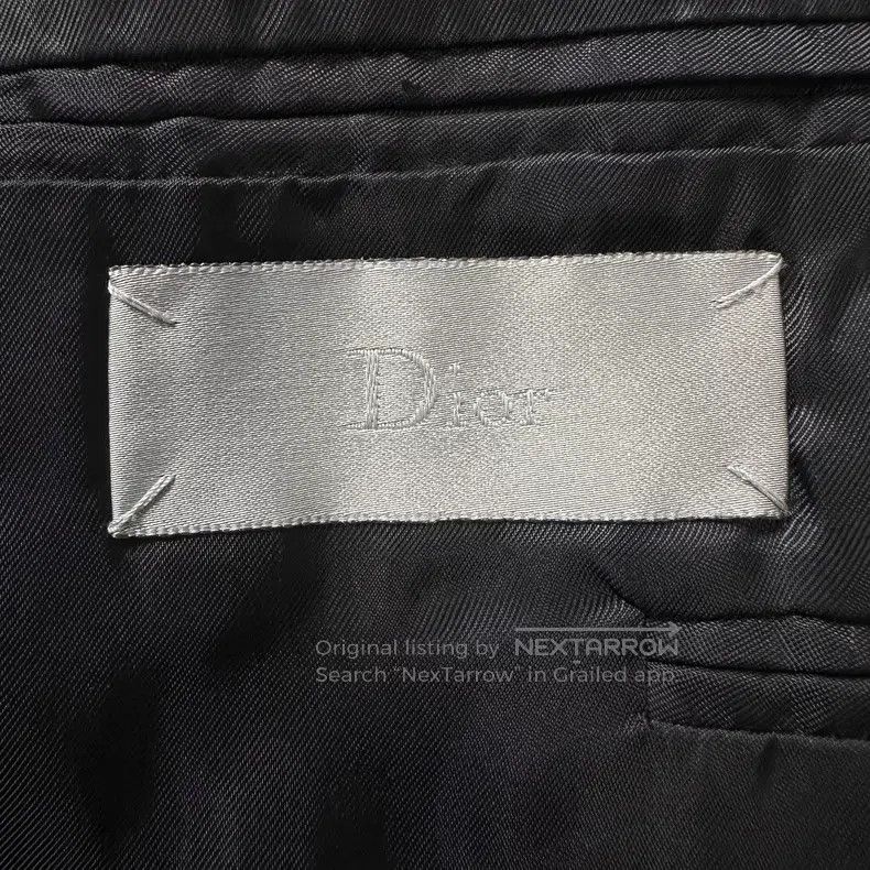 Dior Dior Black scarf bib suit Size 46R - 5 Thumbnail