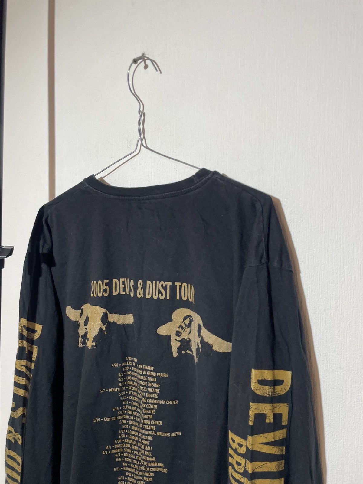 Vintage Vintage 2005 Bruce Springsteen Devils Dust Faded Black Long Size US XL / EU 56 / 4 - 3 Thumbnail