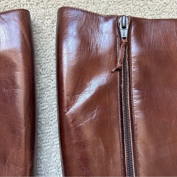 Salvatore Ferragamo Salvatore Ferragamo Brown Heeled Boots Riding Size US 5.5 / IT 35.5 - 10 Thumbnail