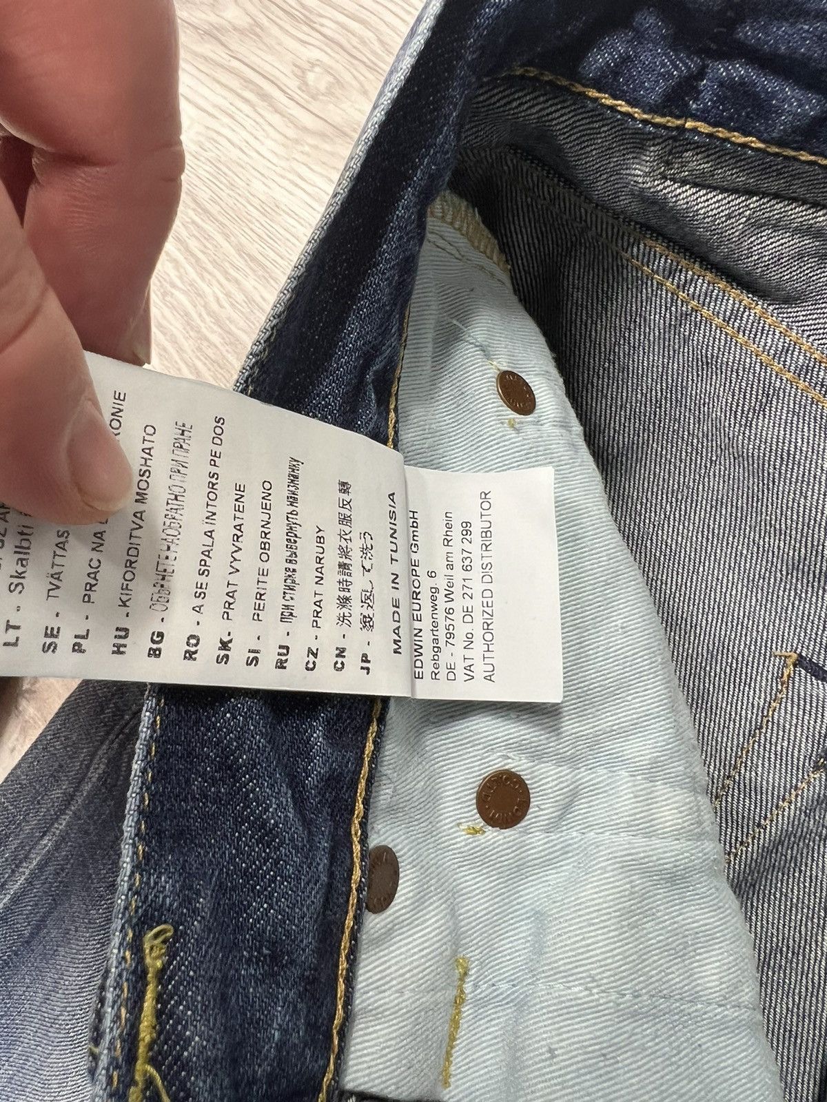 Edwin Edwin ED-55 Relaxed Tokyo Japan Jeans Denim Pants Size US 30 / EU 46 - 20 Thumbnail