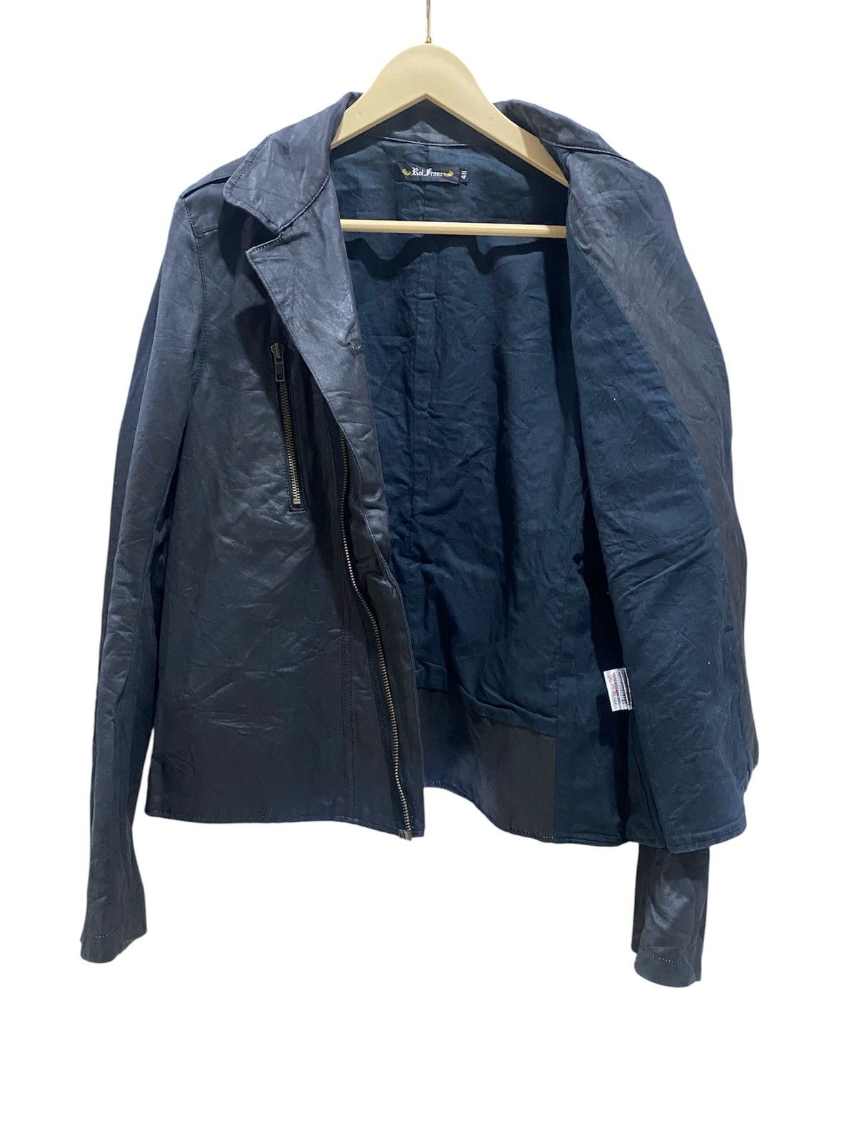 If Six Was Nine Roi Franc Double Collar Leather Jacket Size US S / EU 44-46 / 1 - 3 Thumbnail