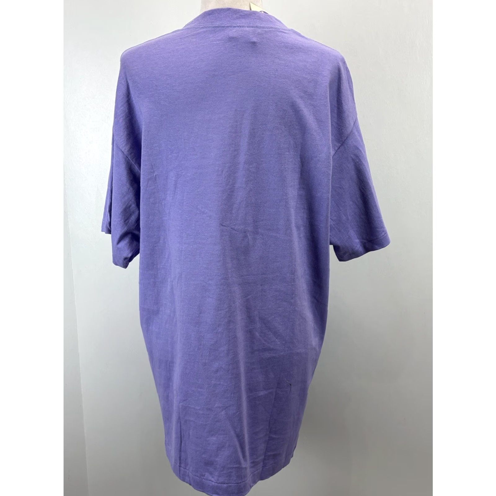 Vintage VINTAGE Sof TEE Africa Animal Graphic T-Shirt XL Men Short Sleeve Cotton Purple 90s Safari Travel USA Size US XL / EU 56 / 4 - 3 Thumbnail