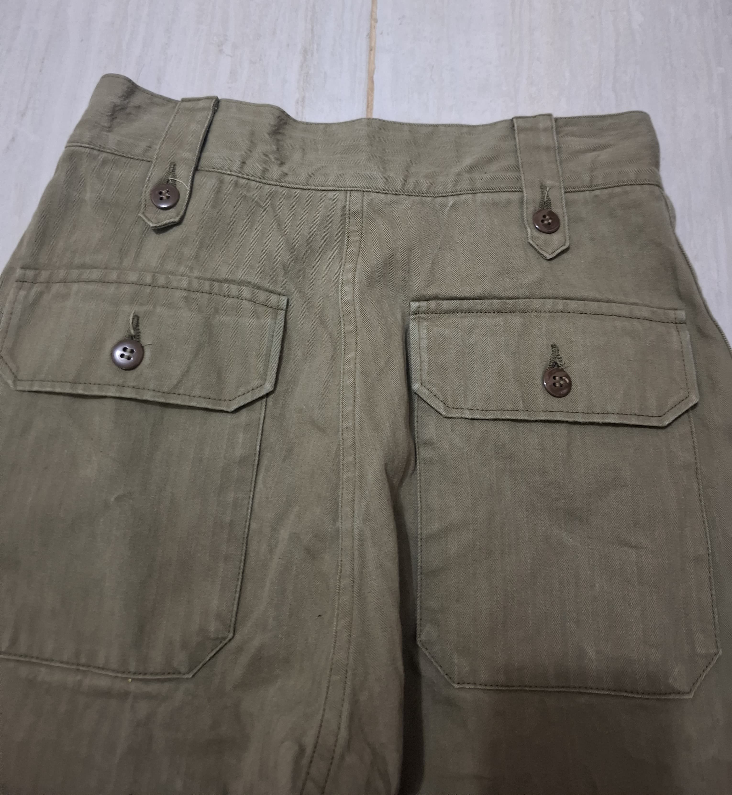 Buzz Rickson's × Vintage Buzz Rickson's mfg.co U.S.marine corps herringbone pants Size US 30 / EU 46 - 6 Thumbnail