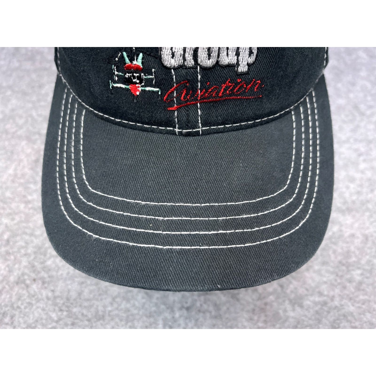 Vintage Flexfit Hat Cap Fitted Adult Medium Black Cotton Blend Stretch Baseball Cap Mens Size ONE SIZE - 3 Thumbnail