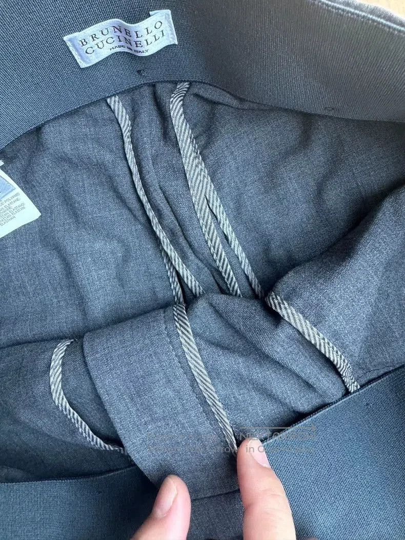 Brunello Cucinelli Brunello Embellished Waistband Trousers. Size US 29 - 5 Thumbnail