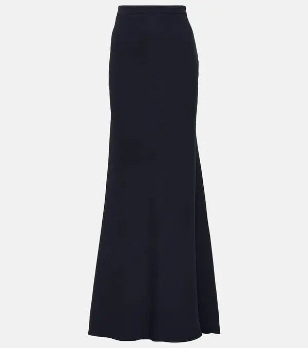 Valentino o1y0326 Maxi Skirt in Midnight Blue Size 28" / US 6 / IT 42 - 1 Thumbnail