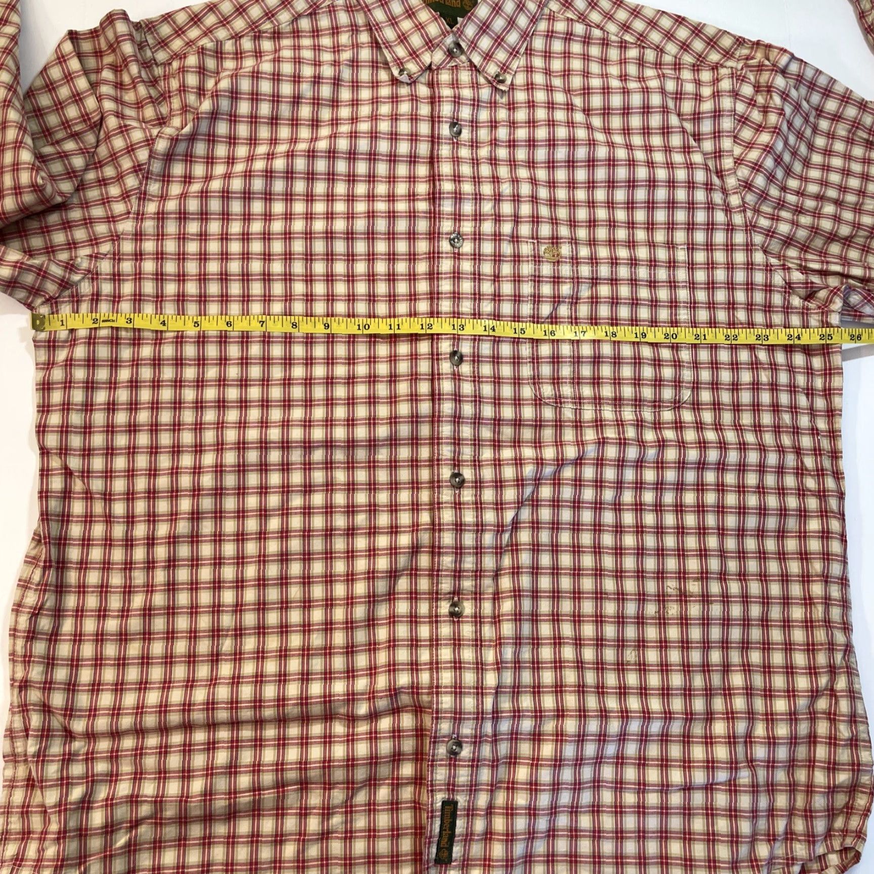 Timberland TIMBERLAND Shirt Button-Up Plaid Long Sleeve XL Multicolor Men’s Regular Fit Casual Button Front Pocket Hoodie? Wait. Size US XL / EU 56 / 4 - 6 Thumbnail
