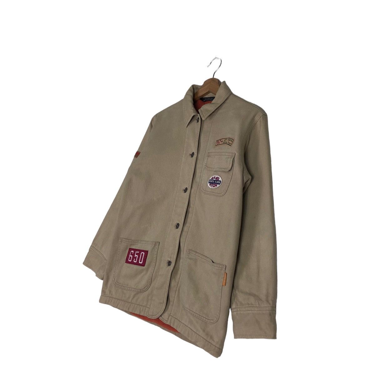 Hysteric Glamour 🔥Vtg Work Shirt Jacket Patches Nombreux Japan Made Size US M / EU 48-50 / 2 - 2 Thumbnail