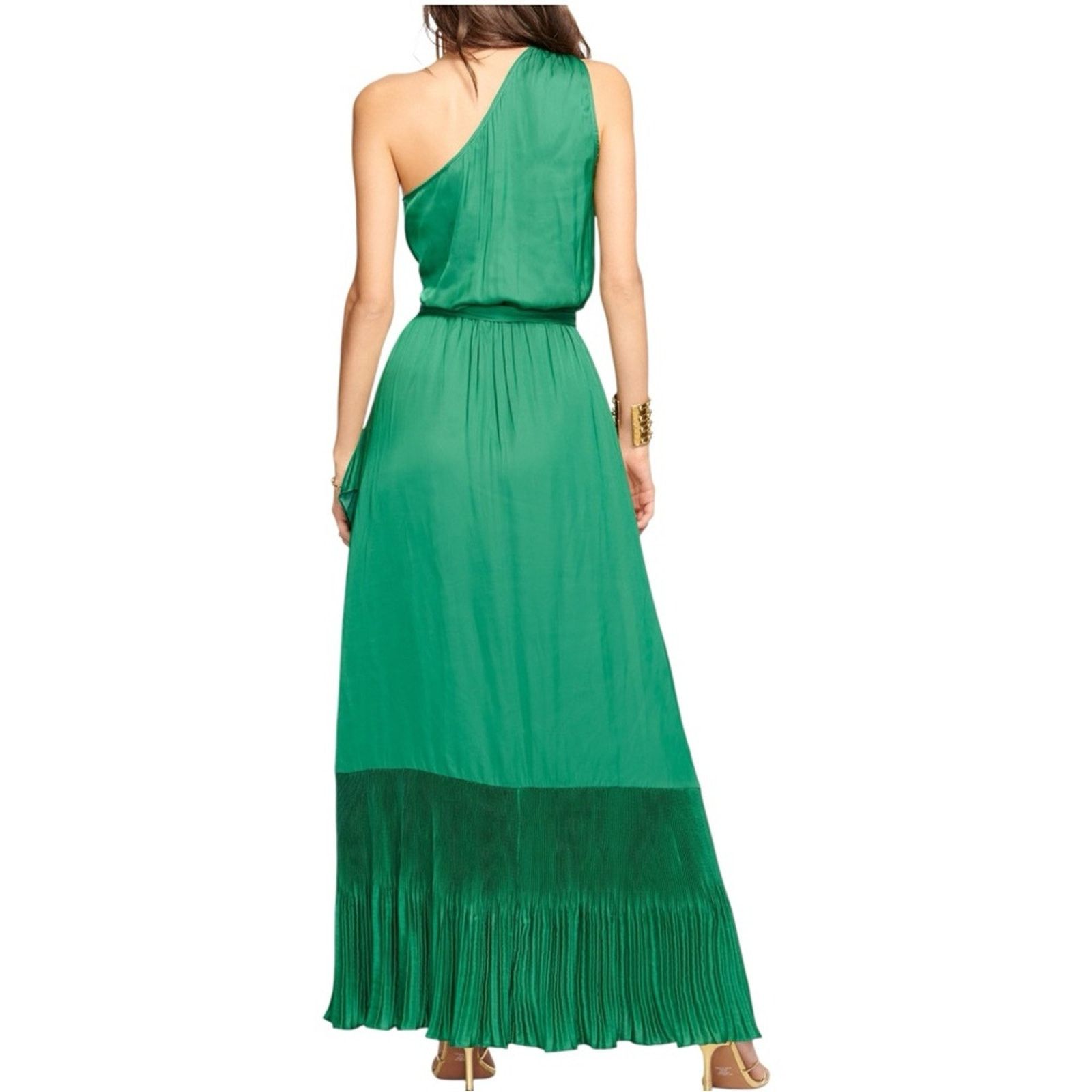 Ramy Brook Ramy Brook Nadine Dress Gown in Emerald Green size XS Size XS / US 0-2 / IT 36-38 - 2 Thumbnail