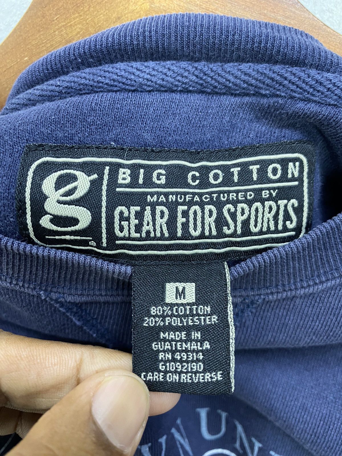 Vintage Vintage Georgetown University Sweatshirt Jumper Blue Size M Size US M / EU 48-50 / 2 - 8 Thumbnail