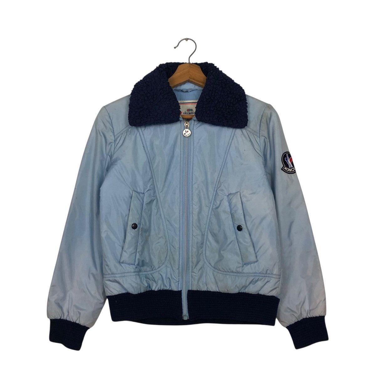 Moncler 📌Cropped Bomber Jacket Ski Wear Moncler Sun Faded Design Size US M / EU 48-50 / 2 - 2 Thumbnail