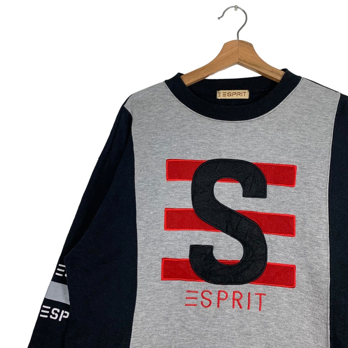 Esprit ESPRIT Embroidery Big Logo Pullover Sweater #0591-C28 Size US XL / EU 56 / 4 - 6 Thumbnail