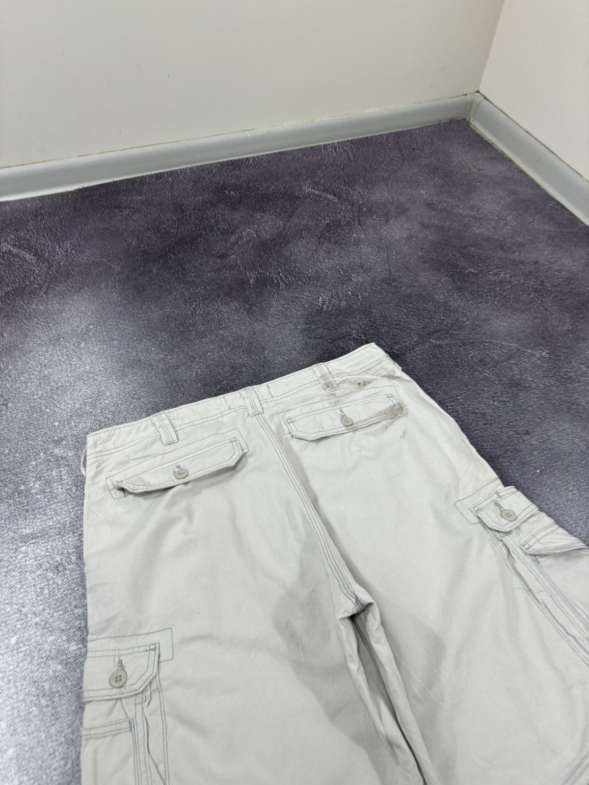 Lee Vintage Lee USA Utility Work Hype Baggy Cargo Shorts Size US 36 / EU 52 - 15 Thumbnail