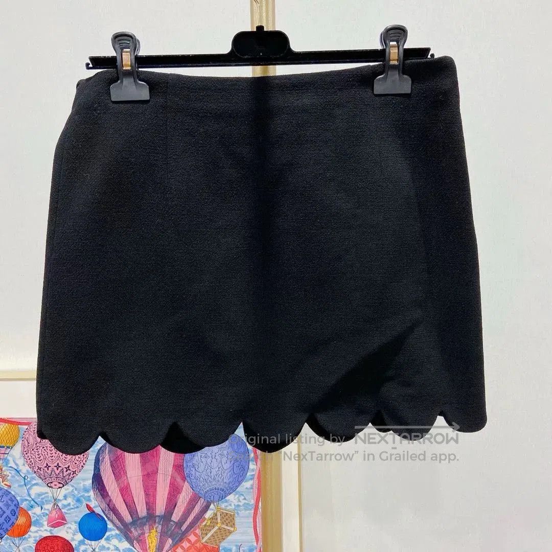 MACH & MACH Mach&Mach Black Ruffled Skirt. Size 41" - 2 Thumbnail