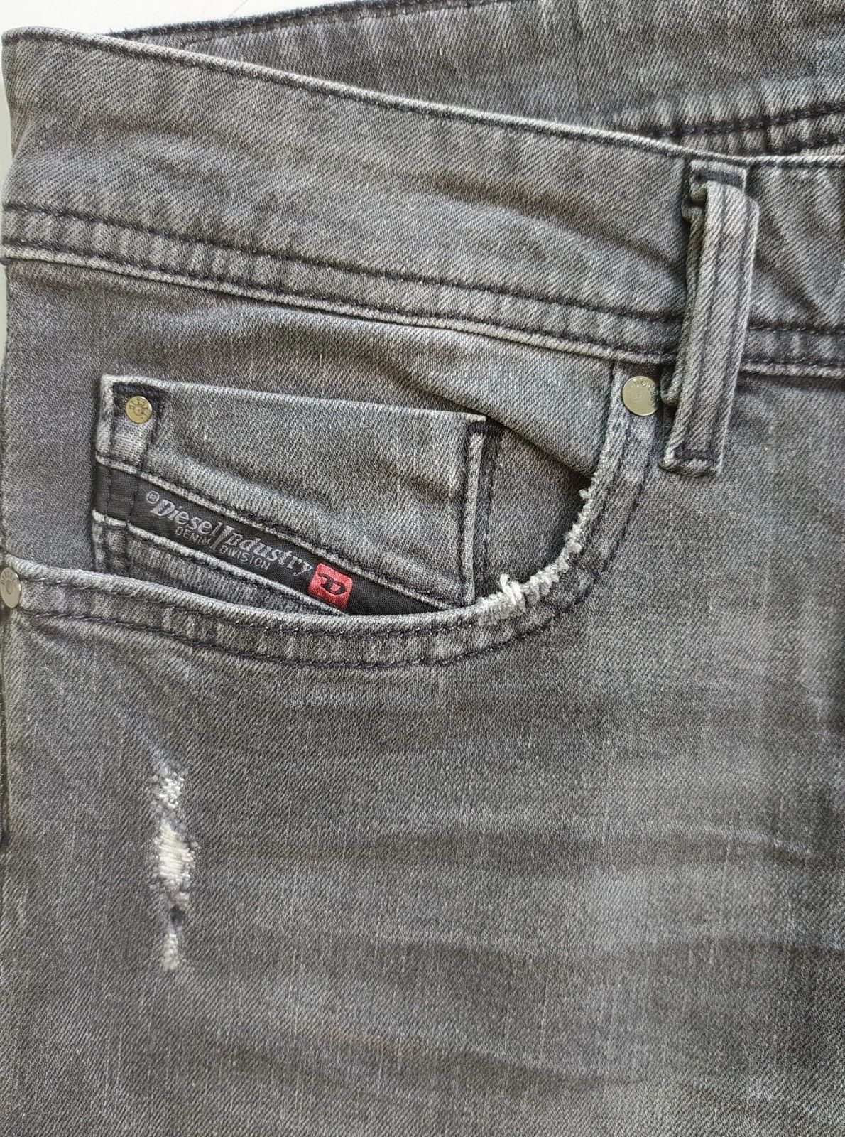 Diesel Diesel TROXER L.32 MENS JEANS SLTP/9989 Size US 34 / EU 50 - 4 Thumbnail