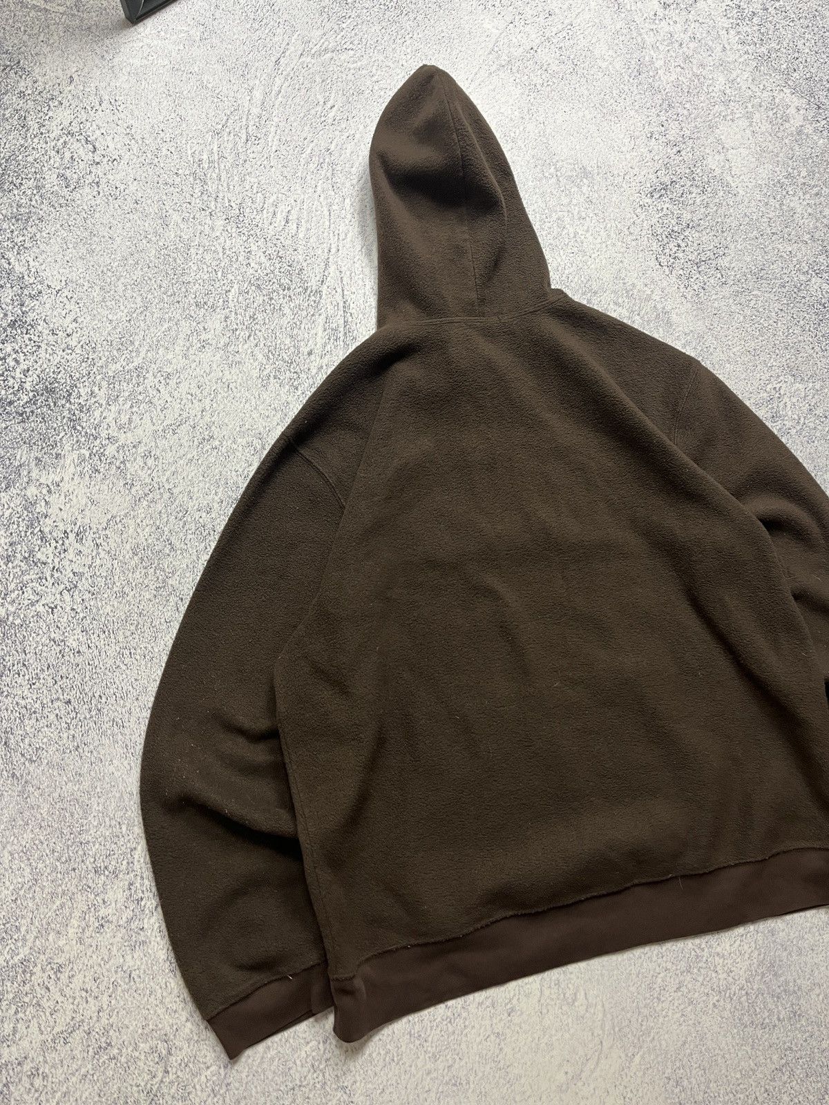 Gap Vintage Gap Spellout Logo Brown Boxy Hoodie Rare Streetwear Size US XL / EU 56 / 4 - 8 Thumbnail