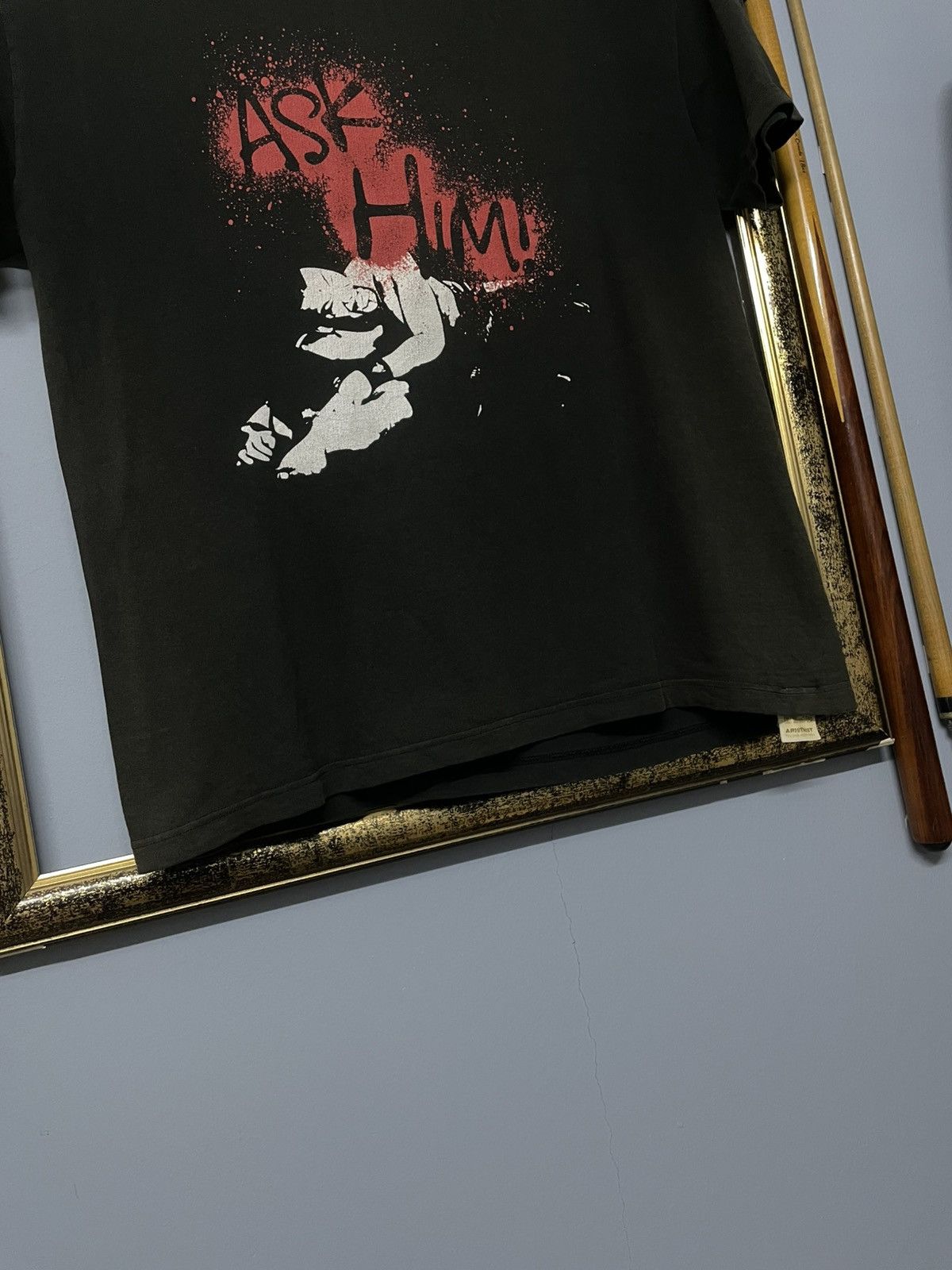 Japanese Brand Vintage 1990s Japan Designer Aristrist Ask Him War Sunfaded Size US M / EU 48-50 / 2 - 3 Thumbnail