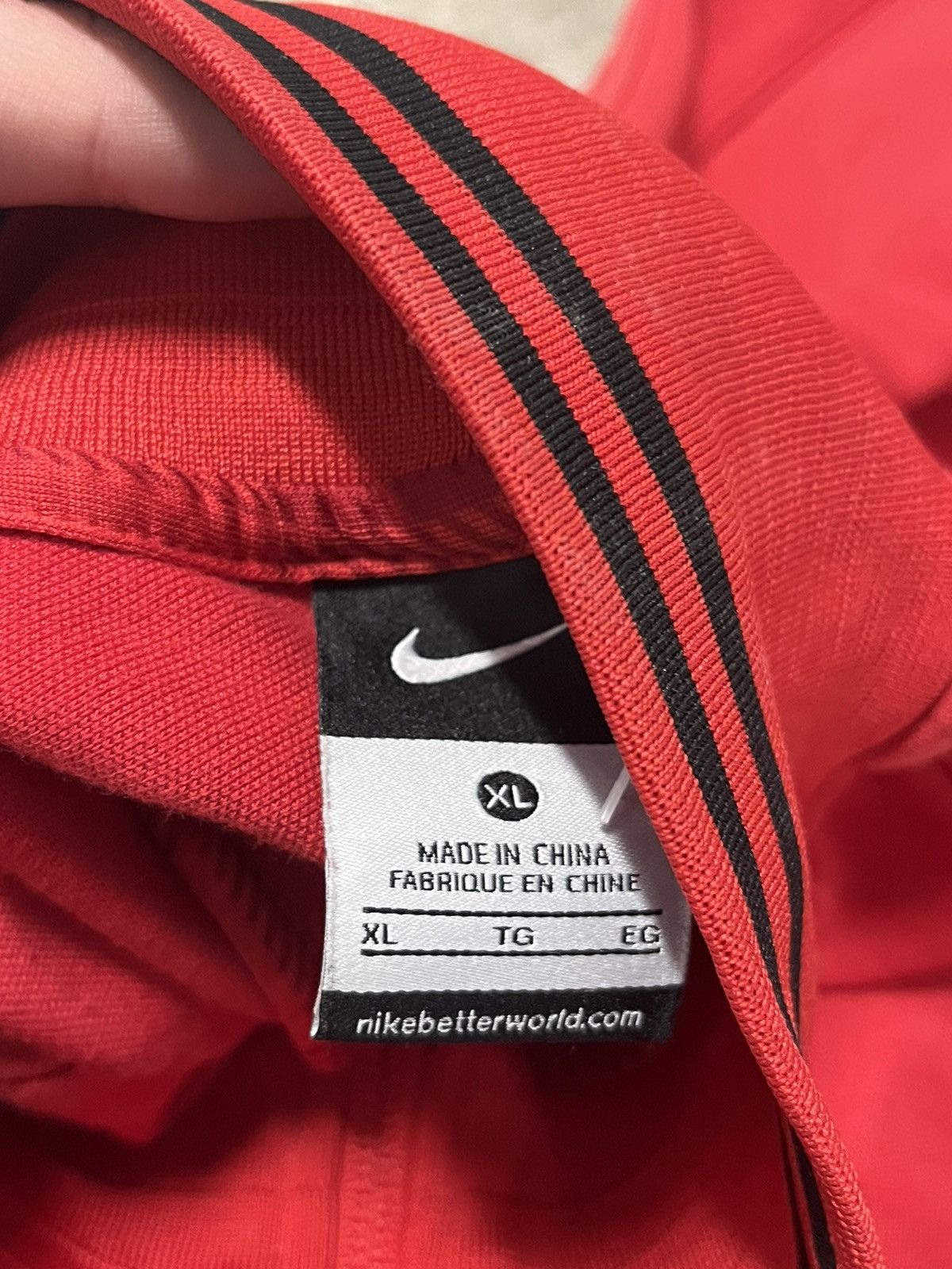 Nike × Vintage Nike Manchester United zip up sweatshirt vintage soccer Size US XL / EU 56 / 4 - 9 Thumbnail