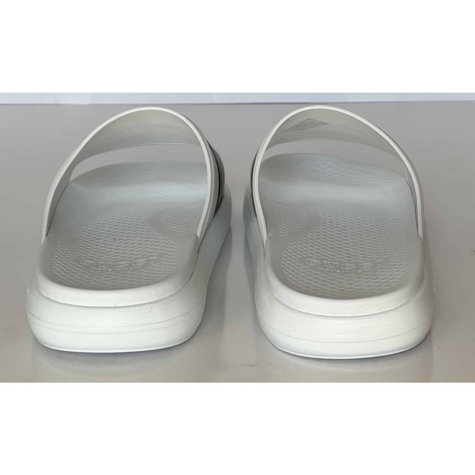 Gucci Gucci Men’s Rubber White/Green/Red Sandals 11.5 US 780286 Size US 11.5 / EU 44-45 - 12 Thumbnail