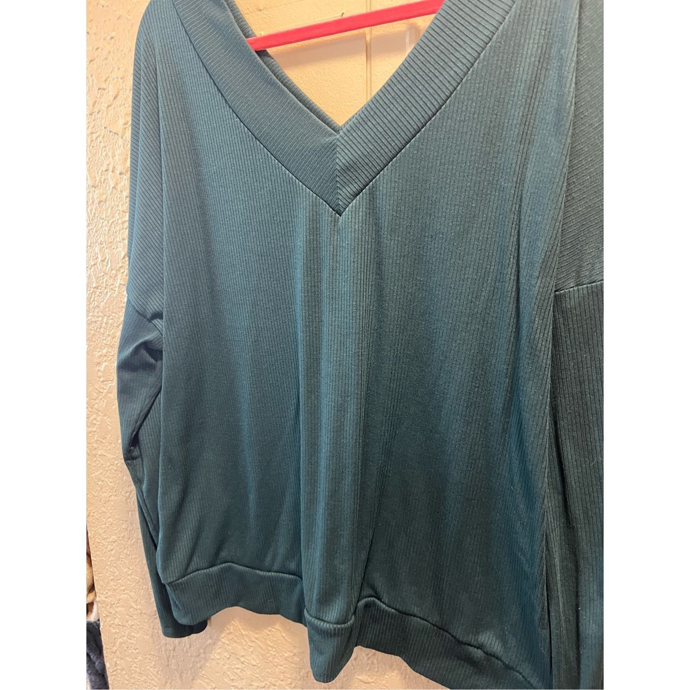 Other White Birch Green V-Neck Long Sleeve Top Woman’s Size 2X Size XXL / US 16-18 / IT 52-54 - 6 Thumbnail