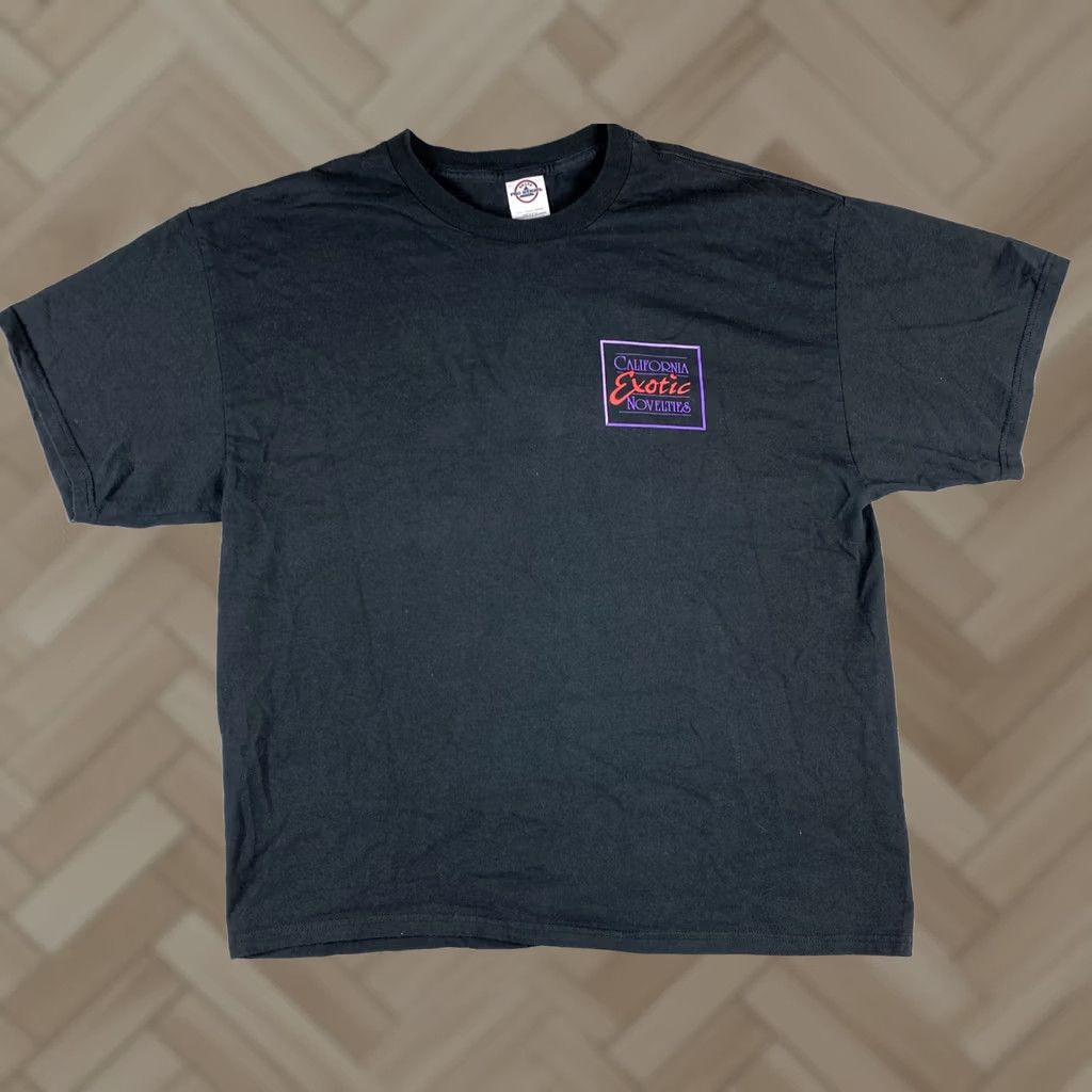 Delta VINTAGE Delta T SHIRT Black White California Graphic Tee XL Men Punk Graphic Tee Mens Size US XL / EU 56 / 4 - 1 Thumbnail