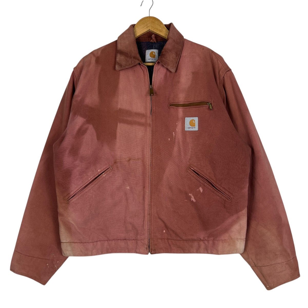 Carhartt 🔥 RARE VINTAGE CARHARTT DETROIT BLANKET DYED SUN FADED Size US L / EU 52-54 / 3 - 1 Thumbnail