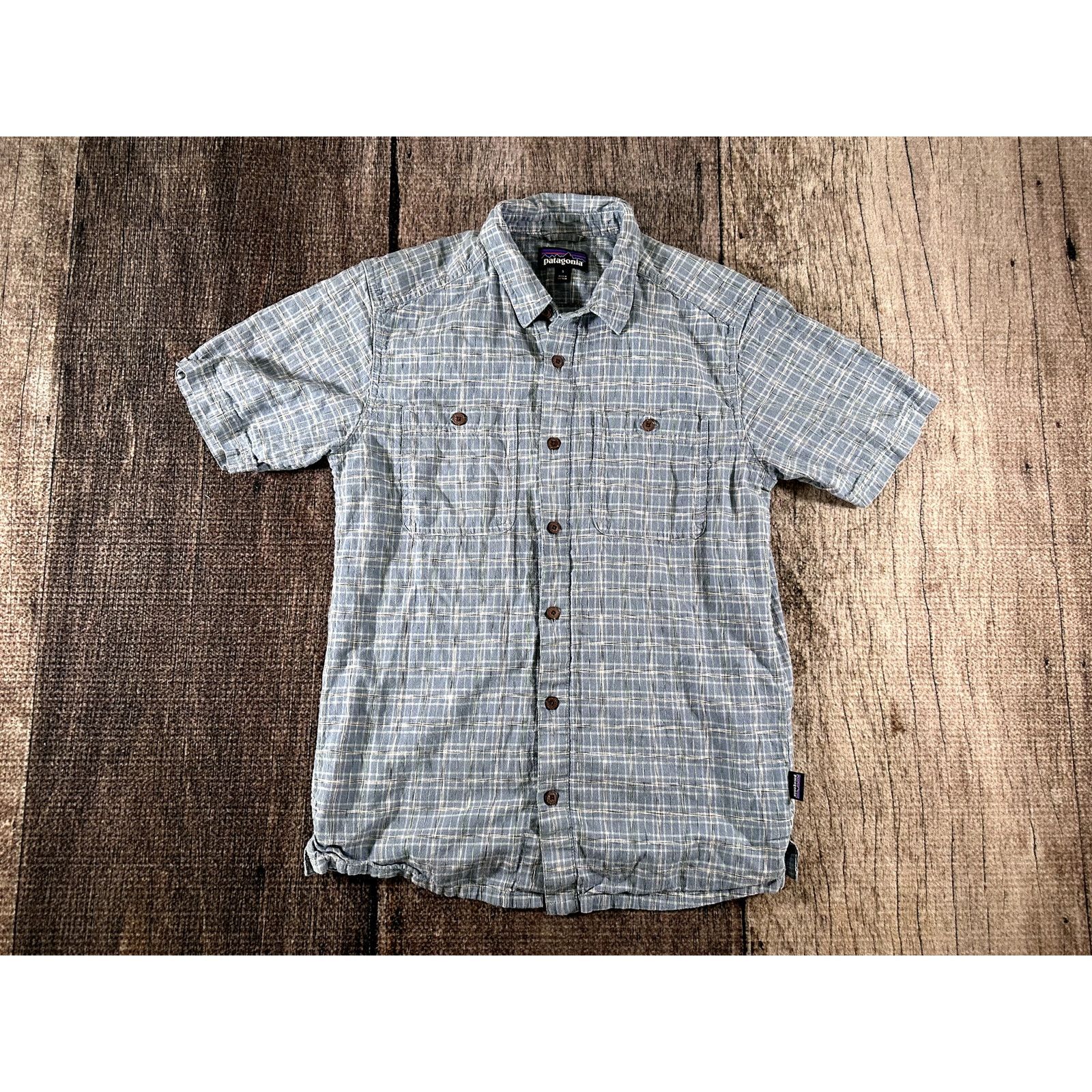 Patagonia Patagonia Short Sleeve Step Back Shirt 53139 Hemp Mens Small Size US S / EU 44-46 / 1 - 1 Thumbnail