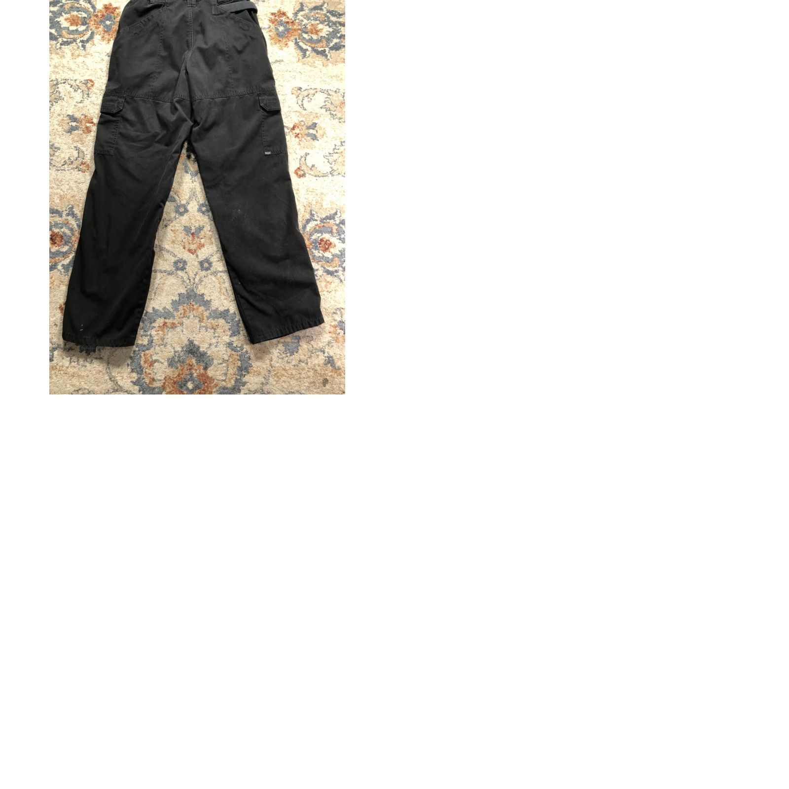 Vintage 5.11 Tactical Pants Mens 28x29 Black Cargo Workwear Pockets Zip Fly Front Flat Front Adjustable Waist Casual Size US 28 / EU 44 - 9 Thumbnail