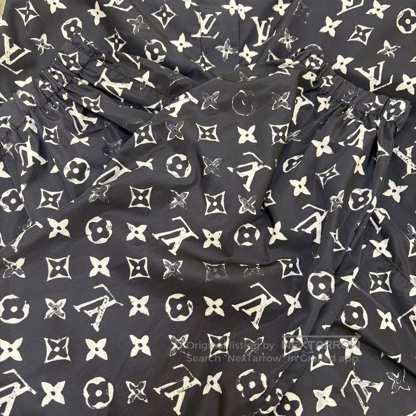 Louis Vuitton Louis Vuitton Black White Print Joggers. Size US 36 / EU 52 - 6 Thumbnail