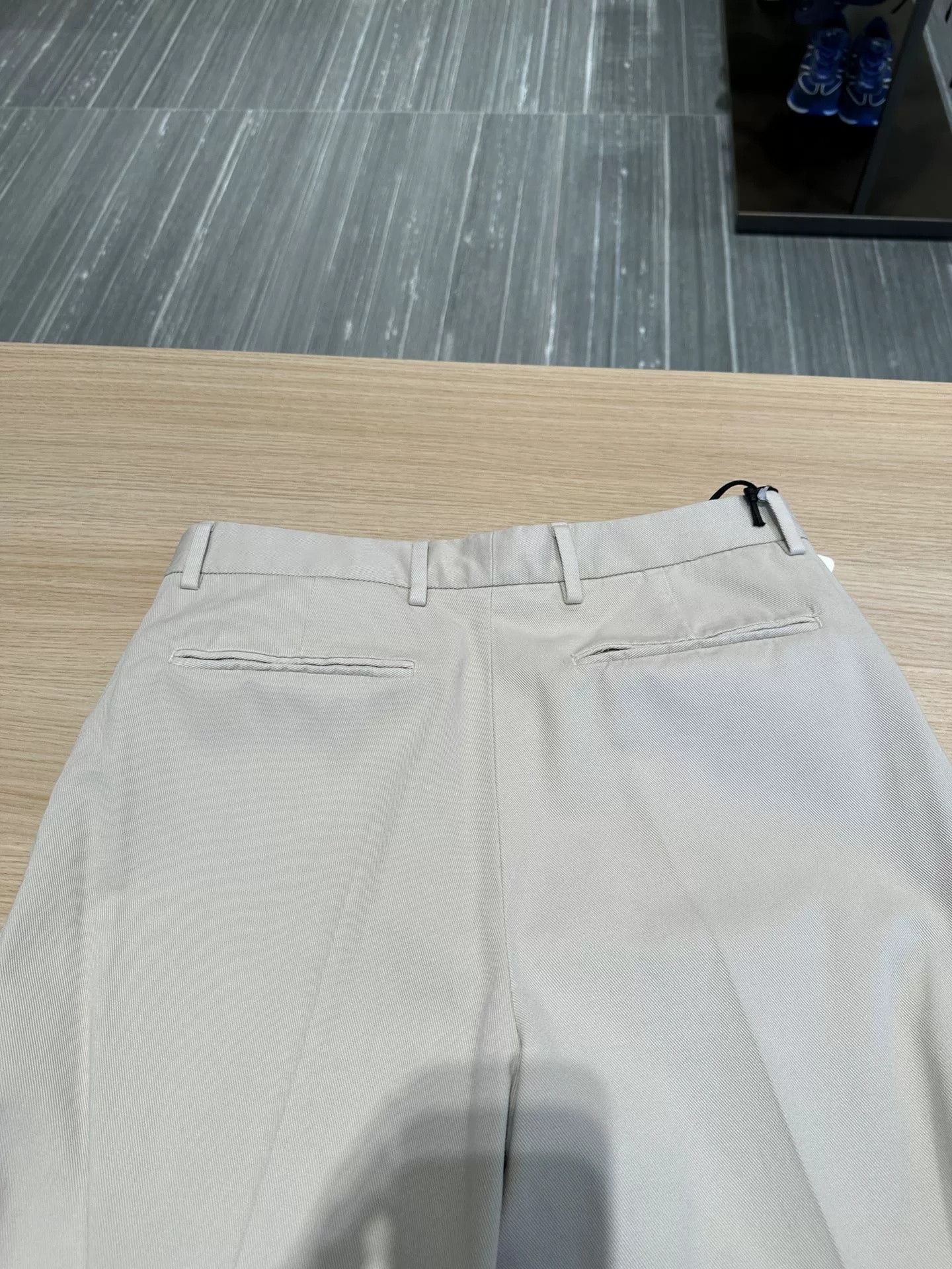 Ermenegildo Zegna Zegna Beige Cotton Casual Trousers Size US 28 / EU 44 - 6 Thumbnail