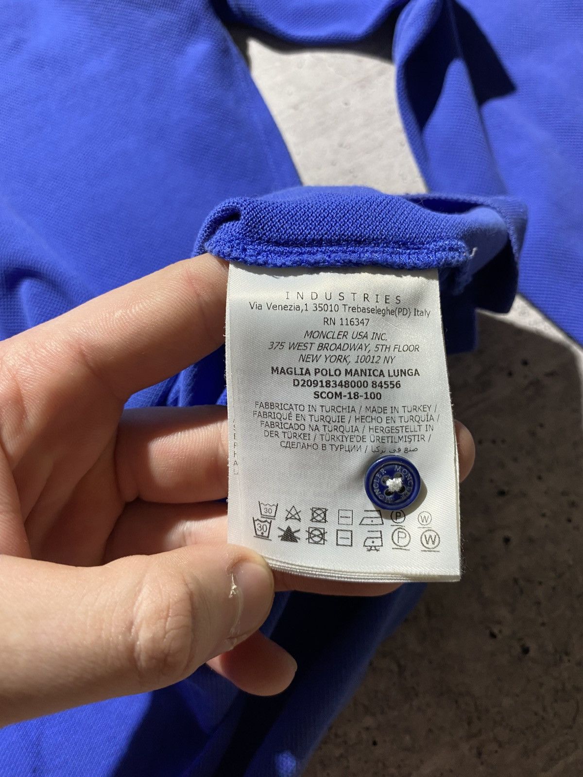 Other Moncler blue long sleeve t shirt Size US M / EU 48-50 / 2 - 8 Thumbnail