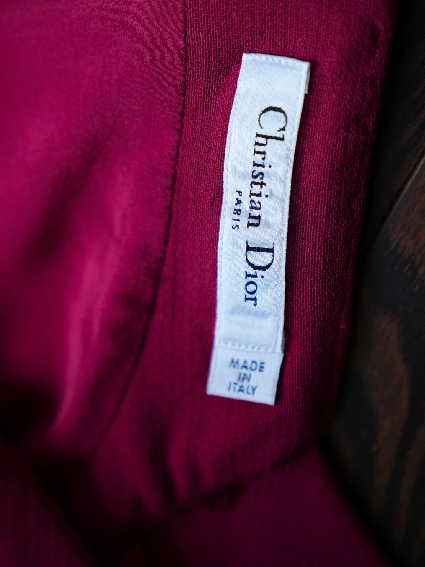 Dior Dior John Galliano Fuchsia Wool Bodycon Dress FR40 Size M / US 6-8 / IT 42-44 - 4 Thumbnail
