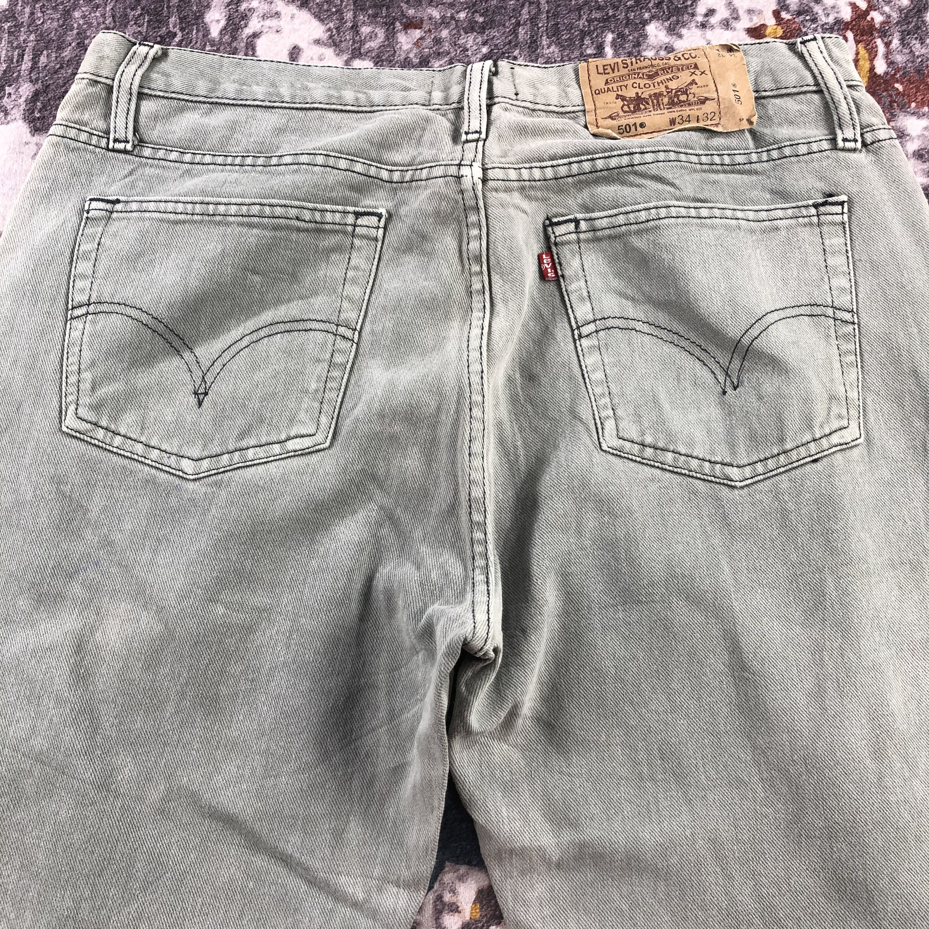 Levi's 90s Vintage Levis 501 Jeans-JM3052 Size US 35 - 5 Thumbnail