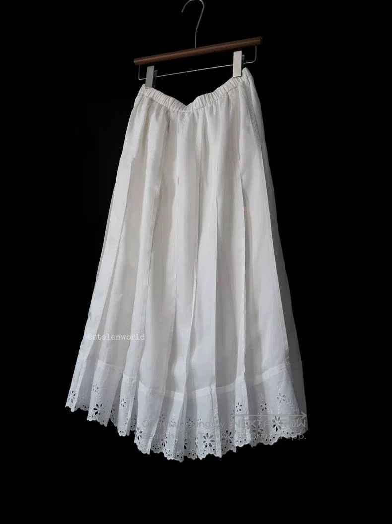 Comme des Garcons Comme Des Garcons size F Lace Pleated Skirt Size 22" - 5 Thumbnail