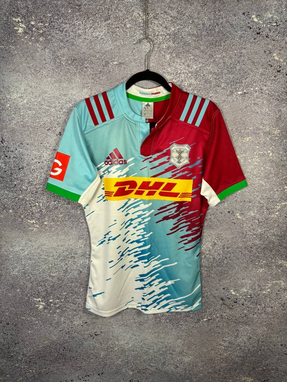 Adidas Harlequins Rugby Away Jersey 2016 Adidas 150th Anniversary Size US S / EU 44-46 / 1 - 1 Thumbnail