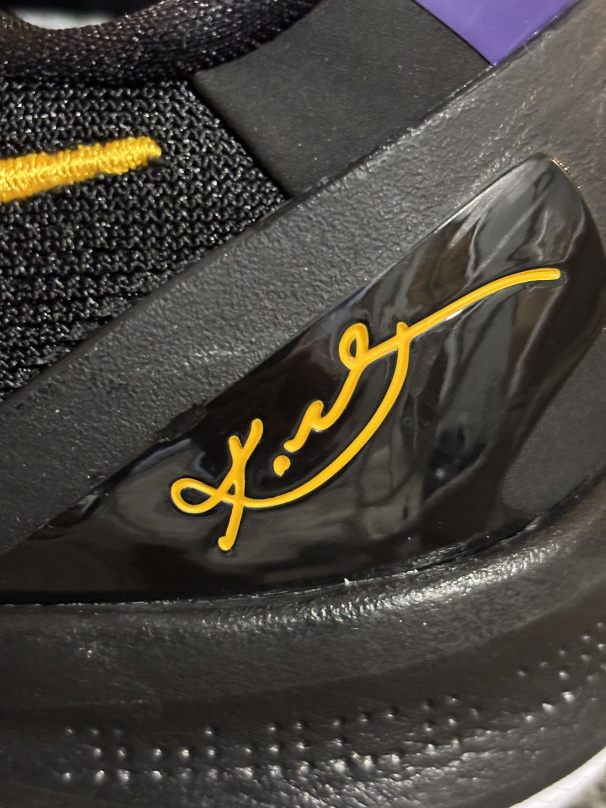 Nike Nike Kobe 8 Protro Lakers aka Hollywood Nights Size US 12 / EU 45 - 5 Thumbnail