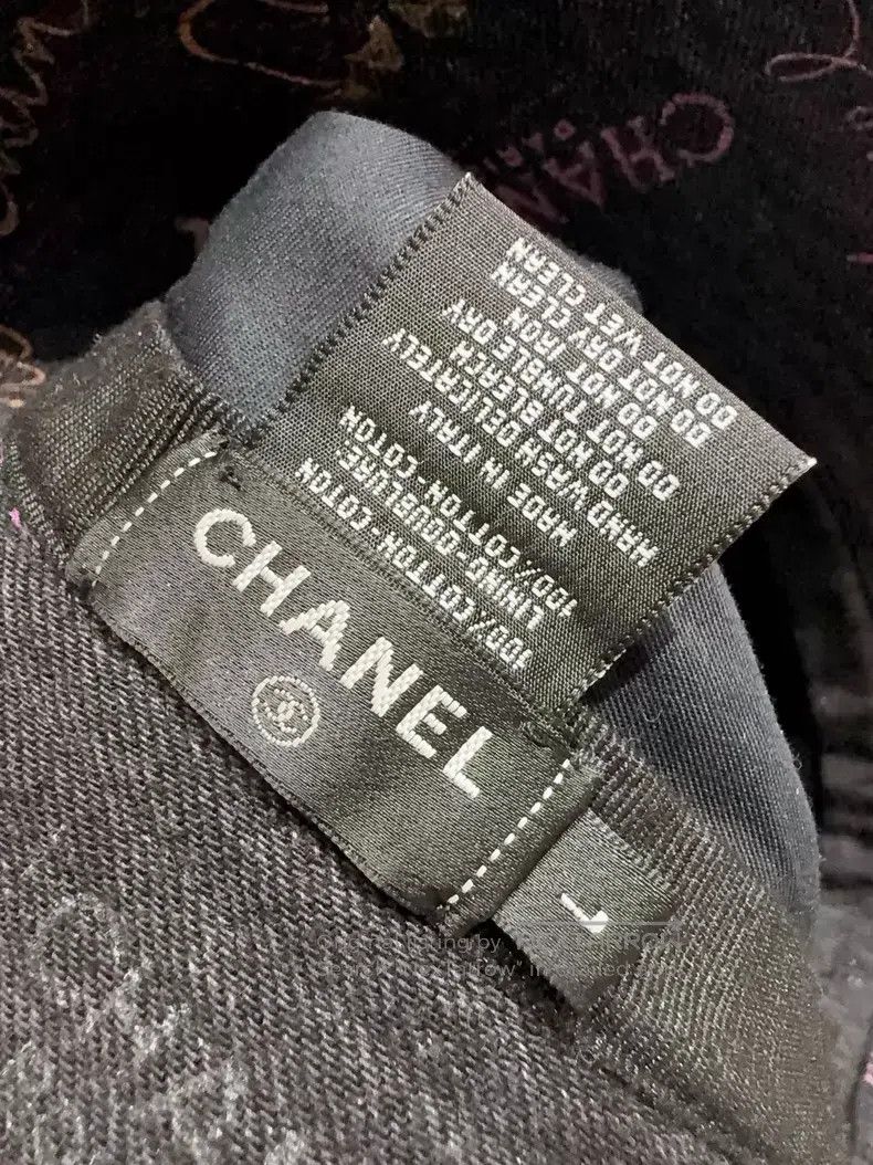 Chanel Chanel Size L Graffiti full of logo fisherman's hat Size ONE SIZE - 5 Thumbnail