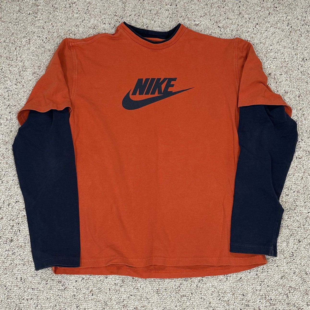 Nike Vintage Y2K Longsleeve Logo Tee Size US M / EU 48-50 / 2 - 1 Preview