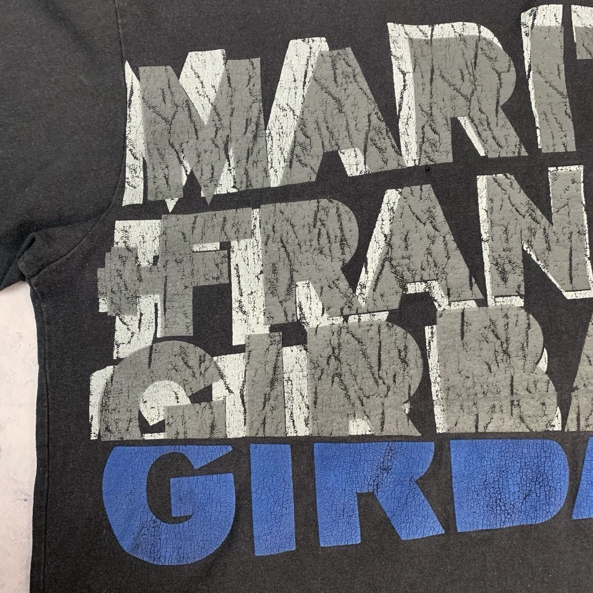 Marithe + Francois Girbaud Rare! Marithe Francois Girbaud Big Logo Tee Overprint Avant Size US XXL / EU 58 / 5 - 5 Thumbnail