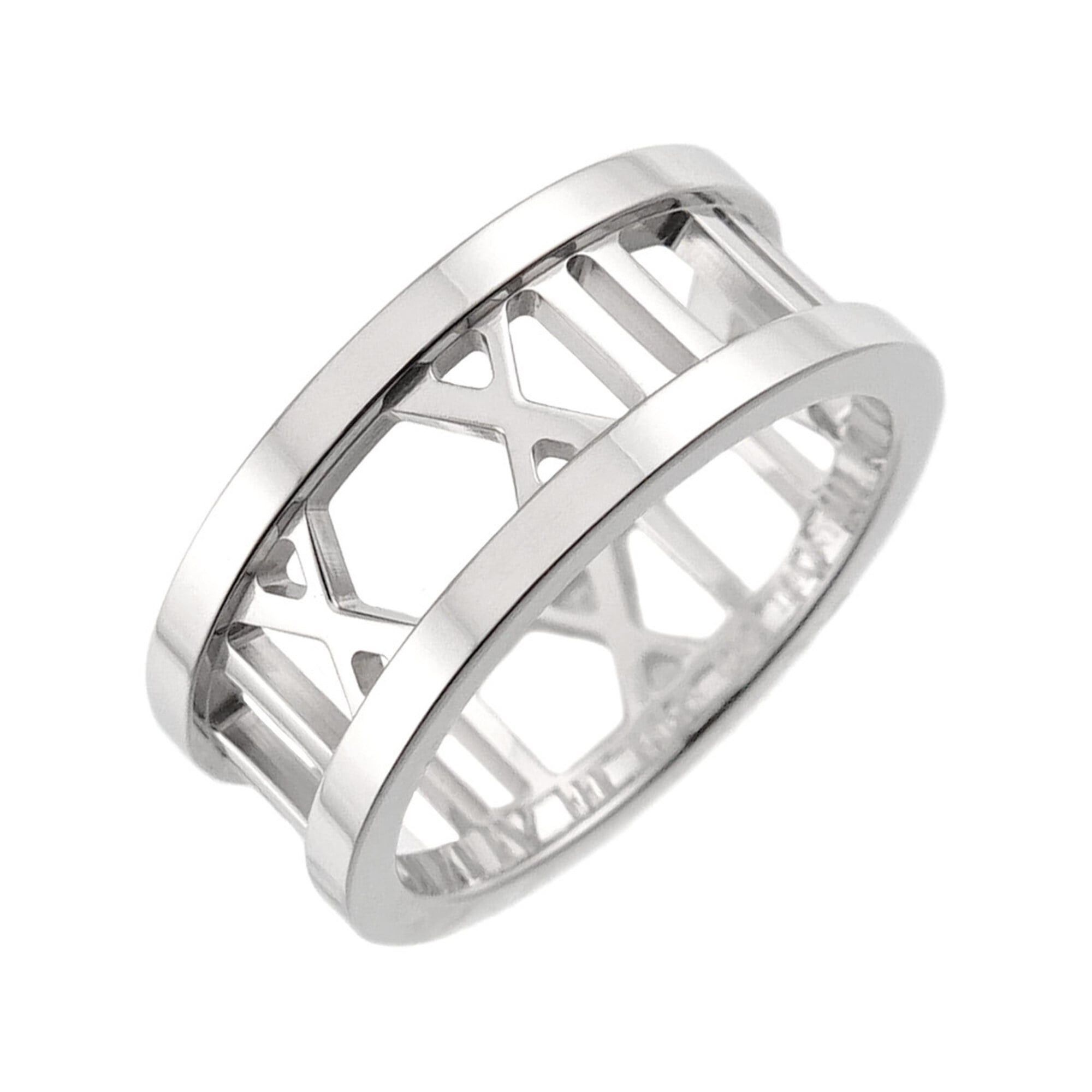 Tiffany & Co. Tiffany & Co. Atlas Ring, 18K White Gold (750) Size ONE SIZE - 1 Thumbnail