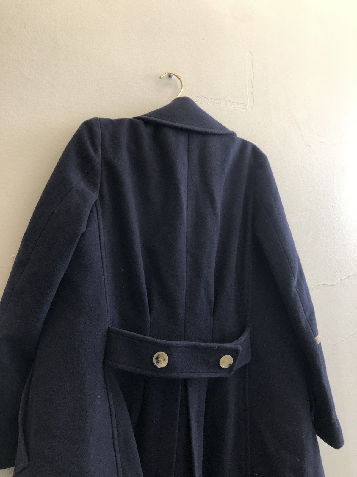 Gucci Gucci wool 5000$ navy military Embroidery Wool Overcoat 38R Size US S / EU 44-46 / 1 - 3 Thumbnail