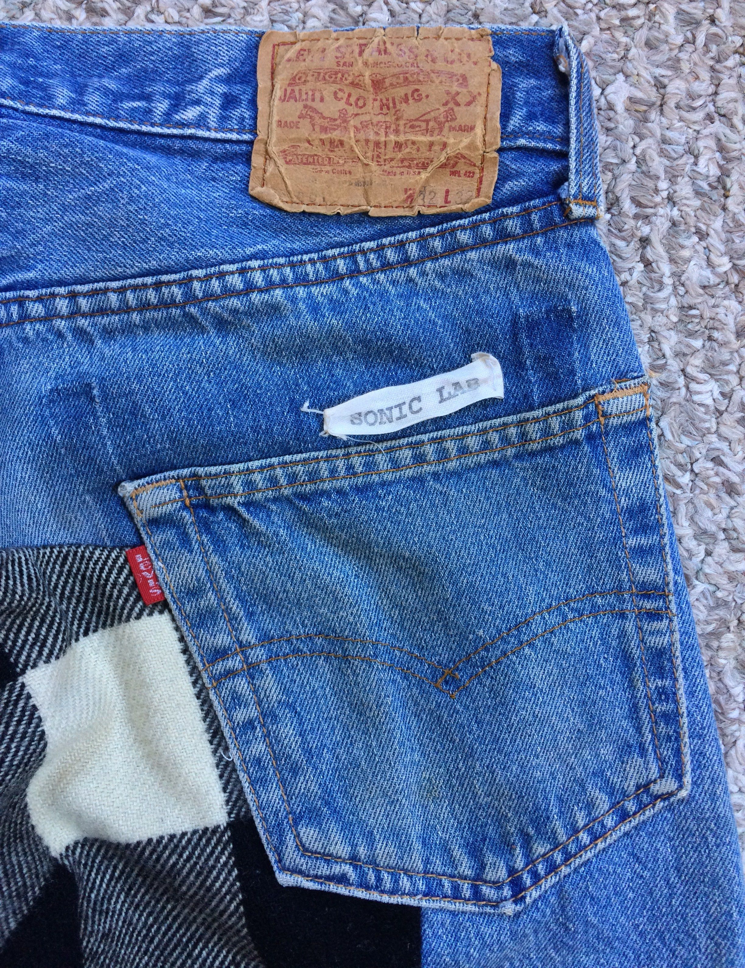 Levi's Sonic Lab Rebuild Hybrid Denim Size US 32 / EU 48 - 3 Thumbnail