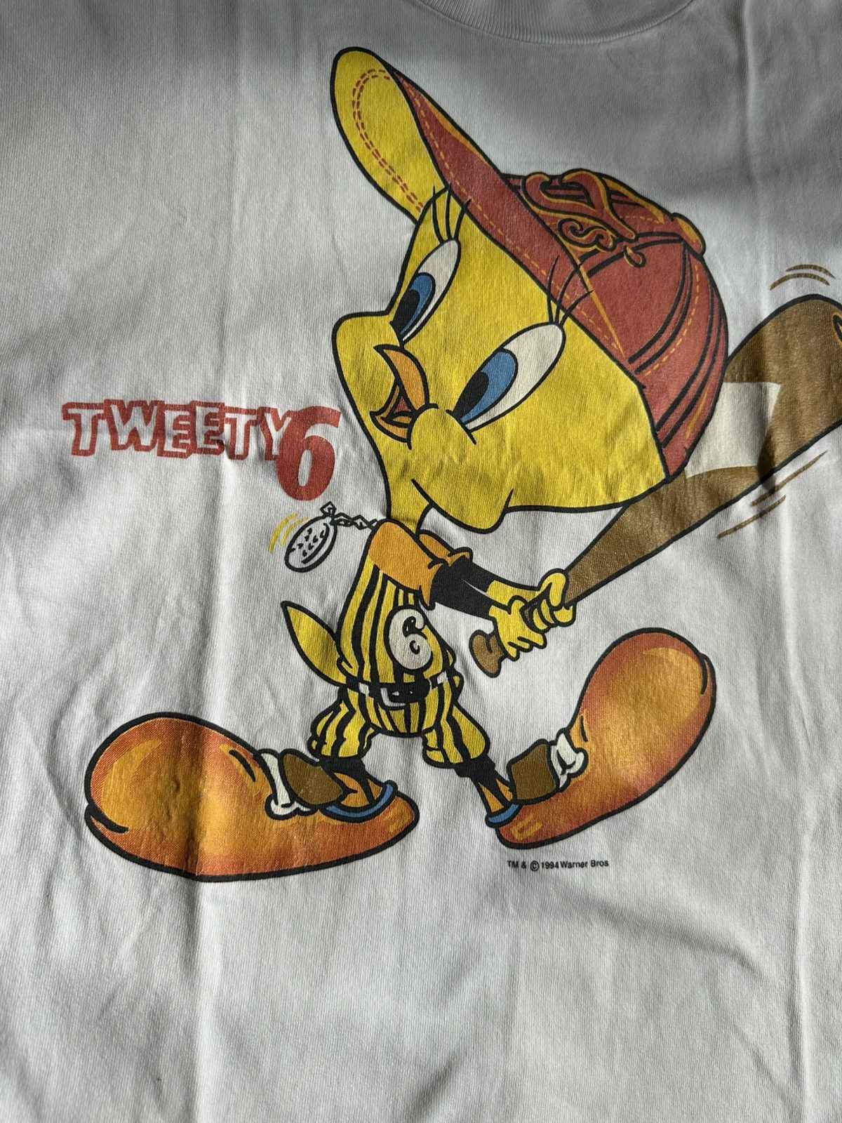 Vintage × Warner Bros Vintage 1994 Tweety Baseball Size US L / EU 52-54 / 3 - 2 Thumbnail