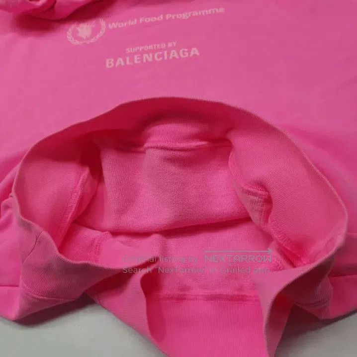 Balenciaga Balenciaga Pink Logo Hoodie for Casual Wear. Size US XS / EU 42 / 0 - 8 Thumbnail