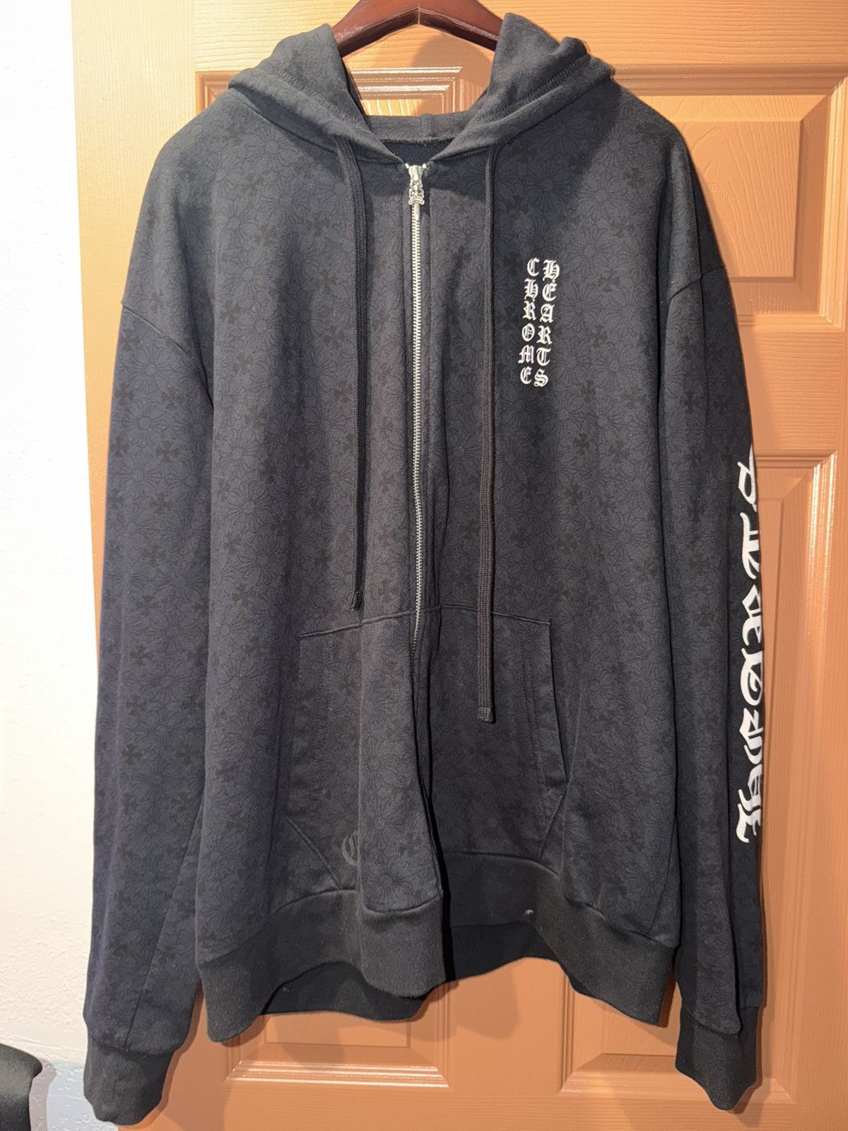 Chrome Hearts Chrome Hearts Jacquard Horseshoe Zip Up Hoodie Size US L / EU 52-54 / 3 - 1 Thumbnail