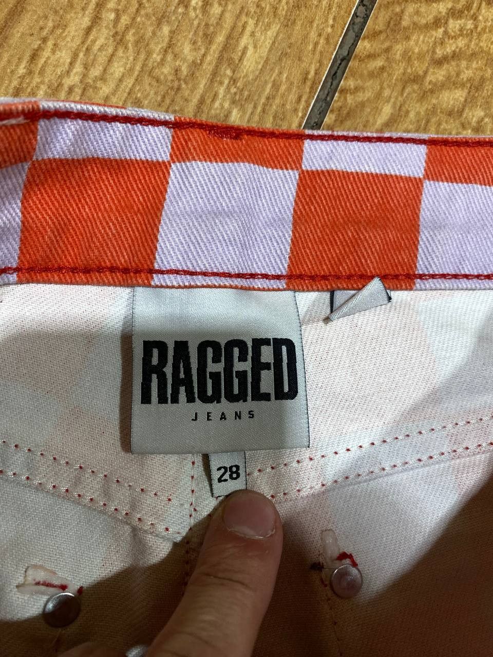 Vintage Ragged Distressed Denim Pants Size US 28 / EU 44 - 6 Thumbnail