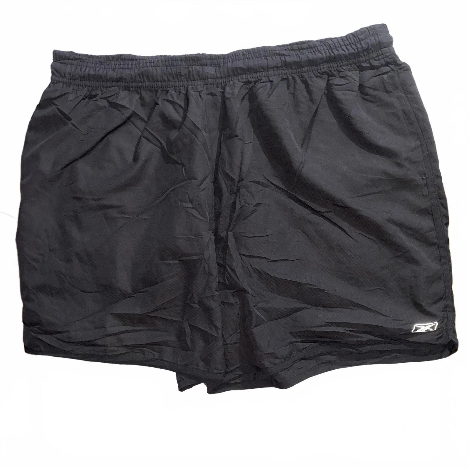 Reebok Reebok XL Men Black Athletic Shorts Minimal Logo Y2K Sporty Size US 36 / EU 52 - 1 Thumbnail