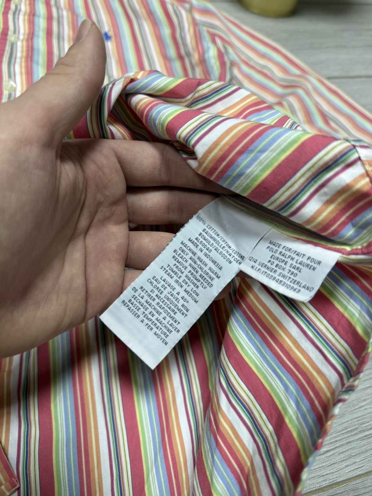 Polo Ralph Lauren Ralph Lauren POLO vintage stripped shirt buttons Size US M / EU 48-50 / 2 - 7 Thumbnail