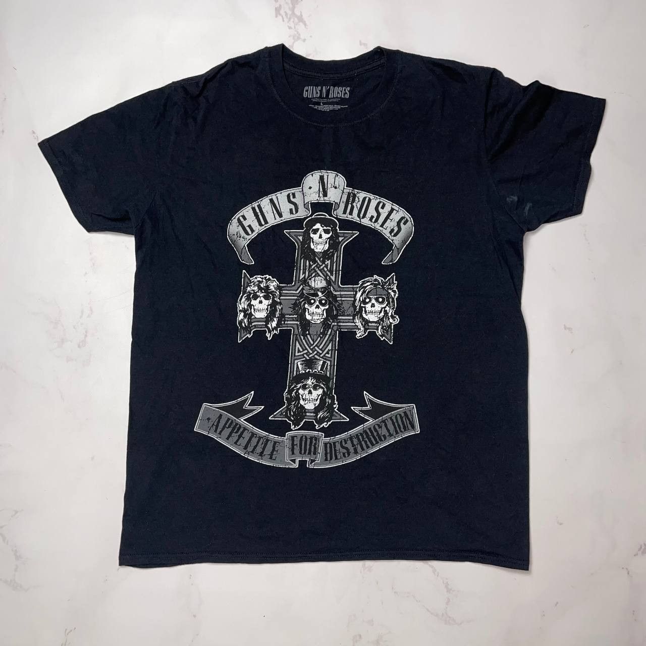 Vintage Guns N Roses Appetite For Destruction Cross Classic Rock L Size US L / EU 52-54 / 3 - 1 Thumbnail