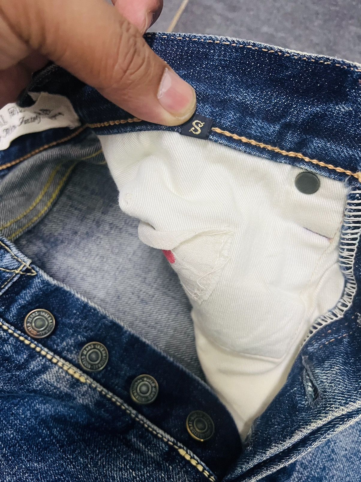 Kapital Kapital Kiro Hirata Crash Selvedge Jeans Denim Short Size US 29 - 14 Thumbnail